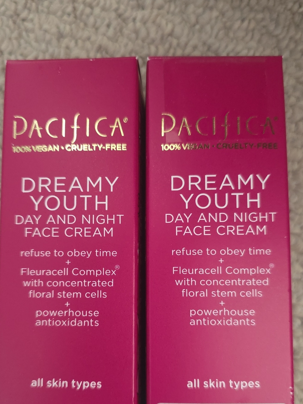 NEW Pacifica Dreamy Youth Day and Night Face Cream